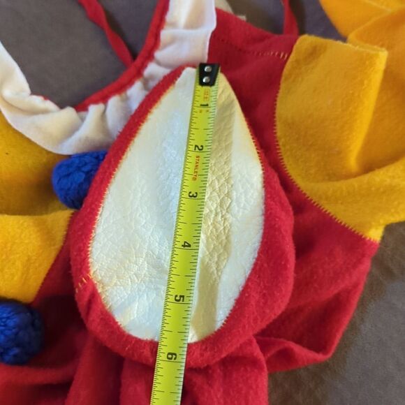Vintage Rubies red and yellow clown costume - Picture 6 of 7